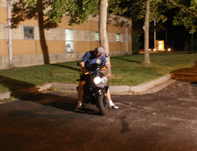 Elliot tests out &quot;Moped 11&quot;